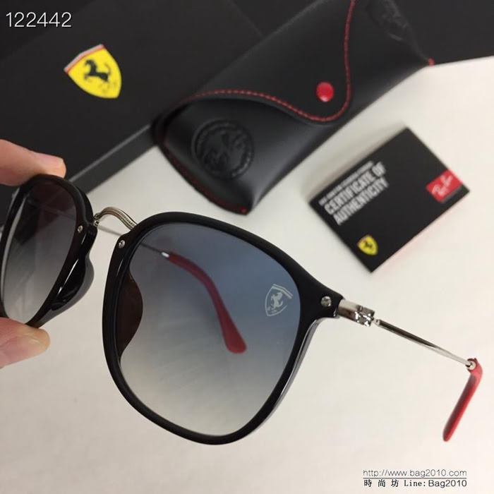 RAYBAN雷朋 RB2448MF 雷朋法拉利車隊合作版本 專櫃頂級品質 男女通用 太陽鏡  lly1104